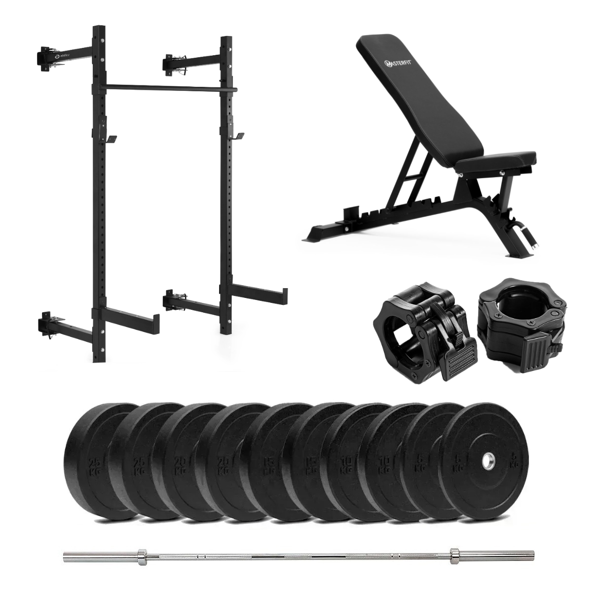 Foldable Rack 40 med benk Styrkepakke - 120 kg